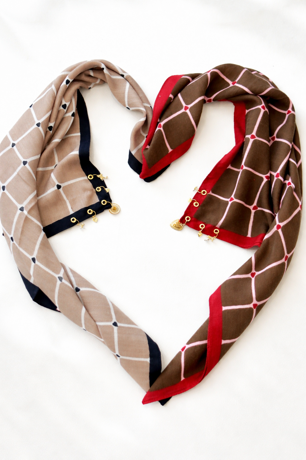 Foulards Heart