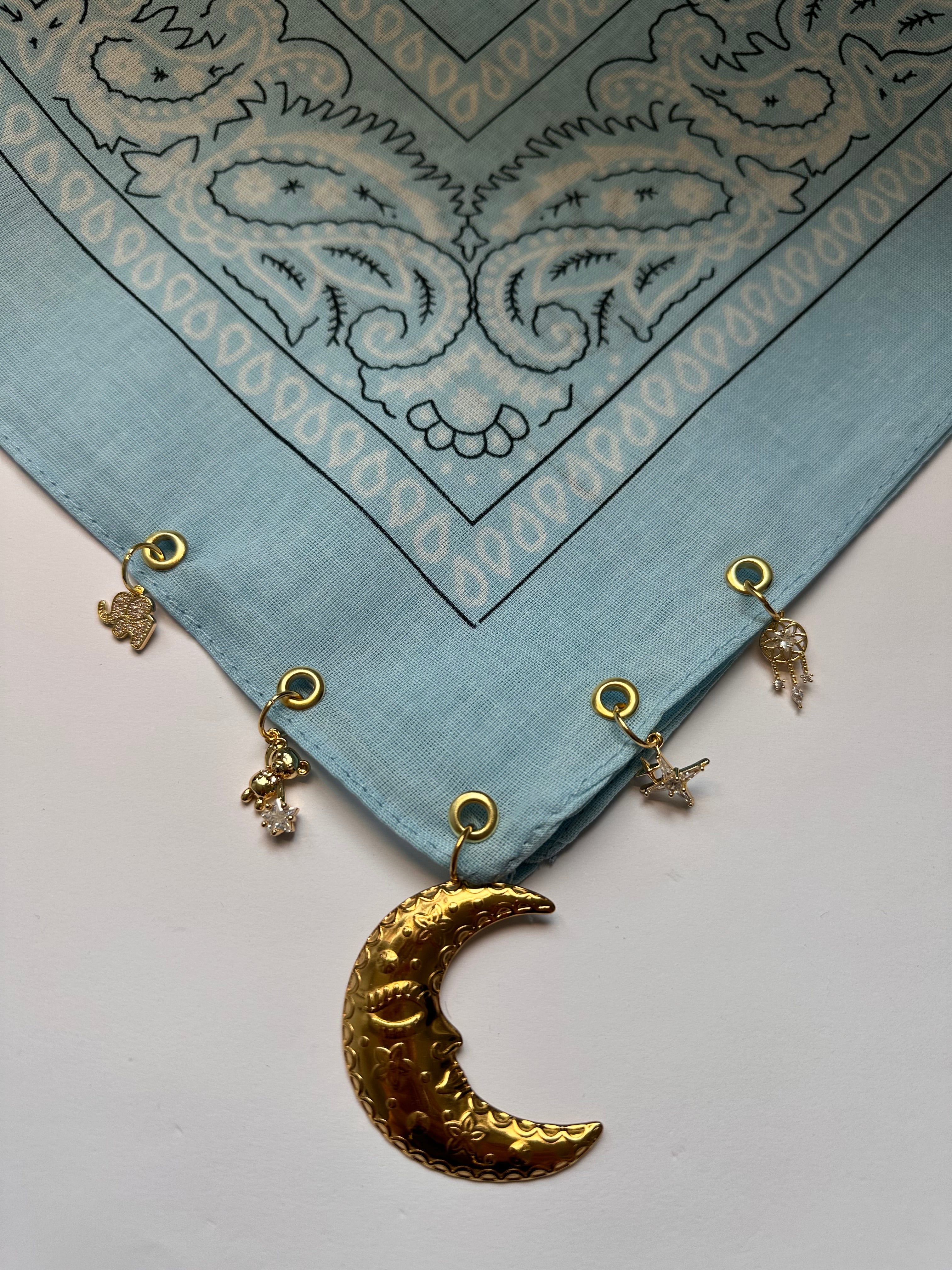 Bandana bleu ciel