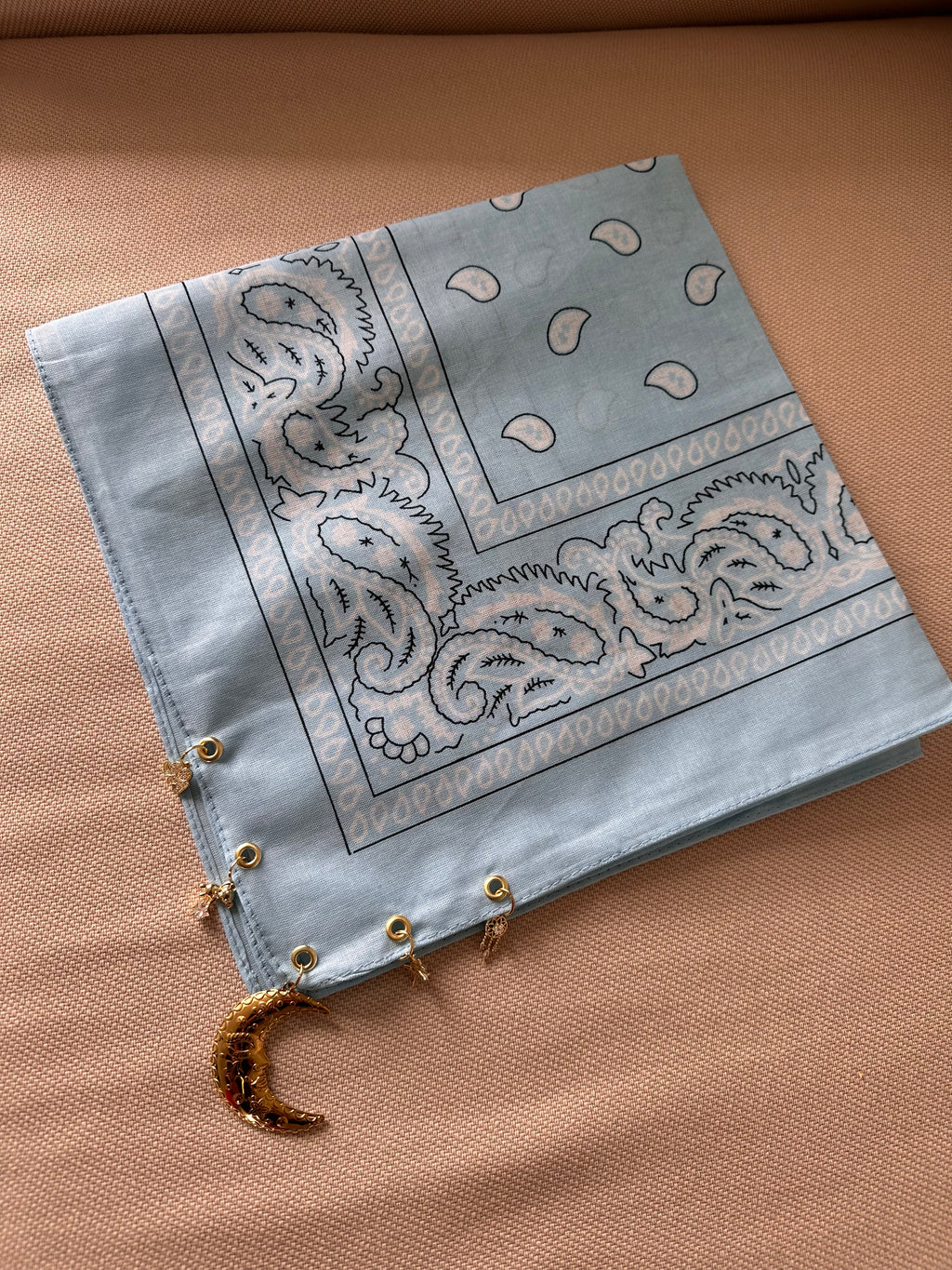 Bandana bleu ciel