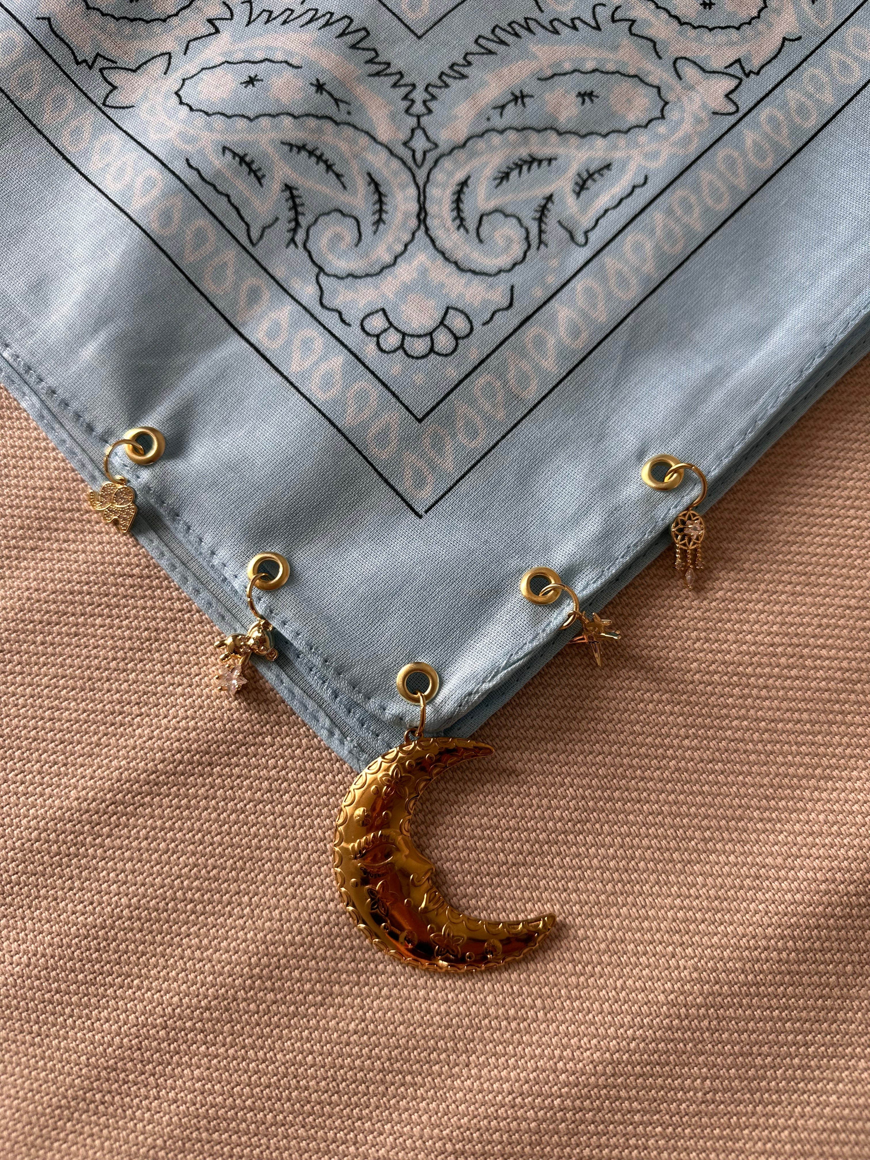 Bandana bleu ciel