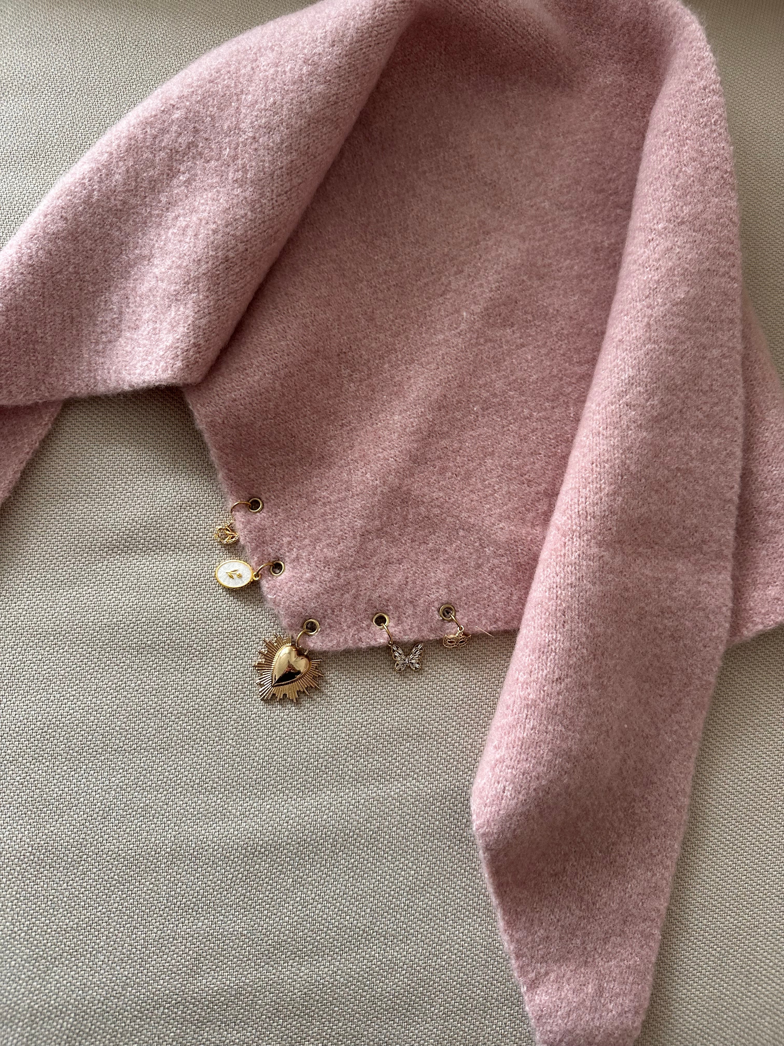 Foulard Rose cocon