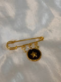 Broche Étoile violette