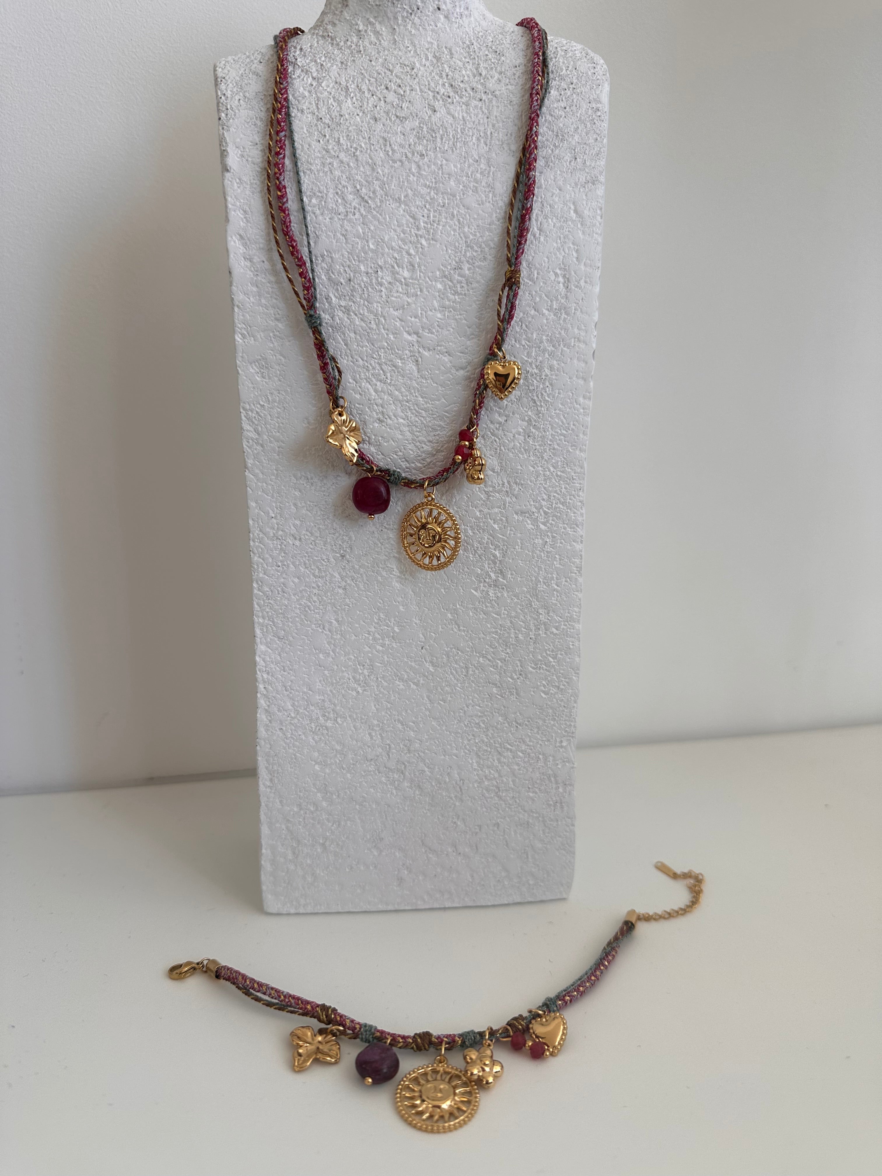 Parure Soléa (Collier & bracelet)