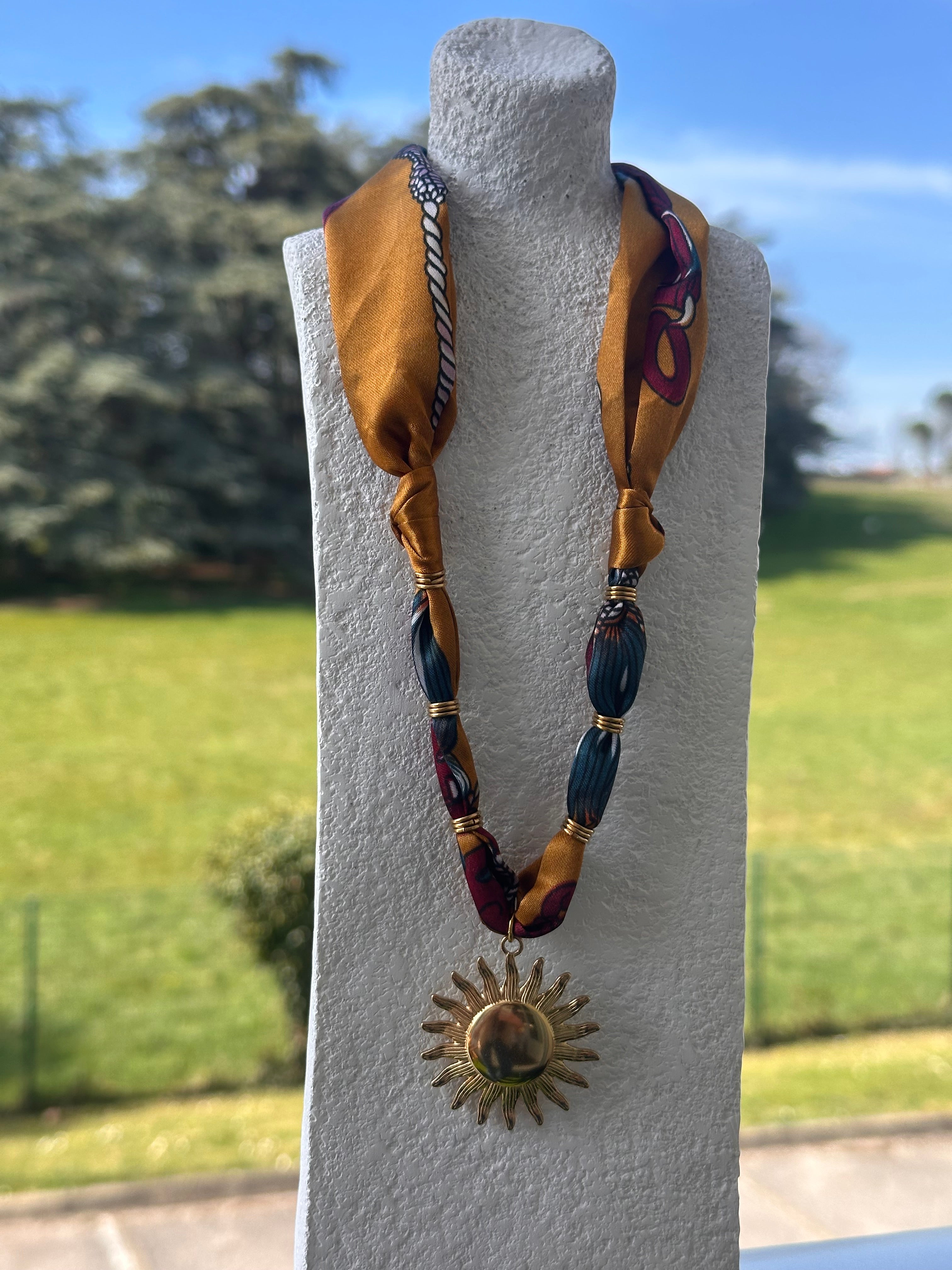 Collier Soleil Bohème Doré