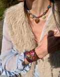 Parure Cœur Fleuri Bohème (Collier & Bracelet)
