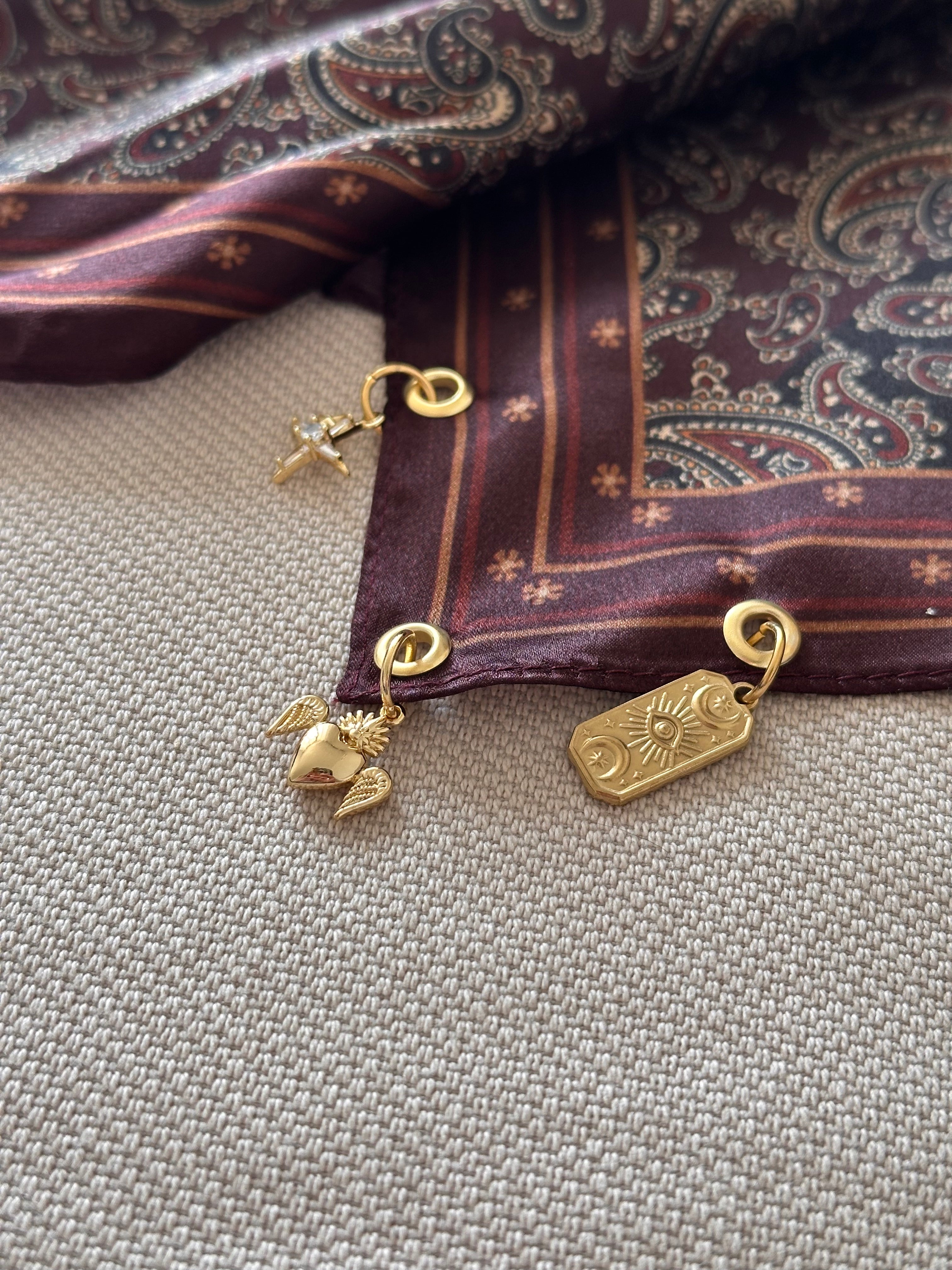 Foulard Étoile d’Orient - 100% soie
